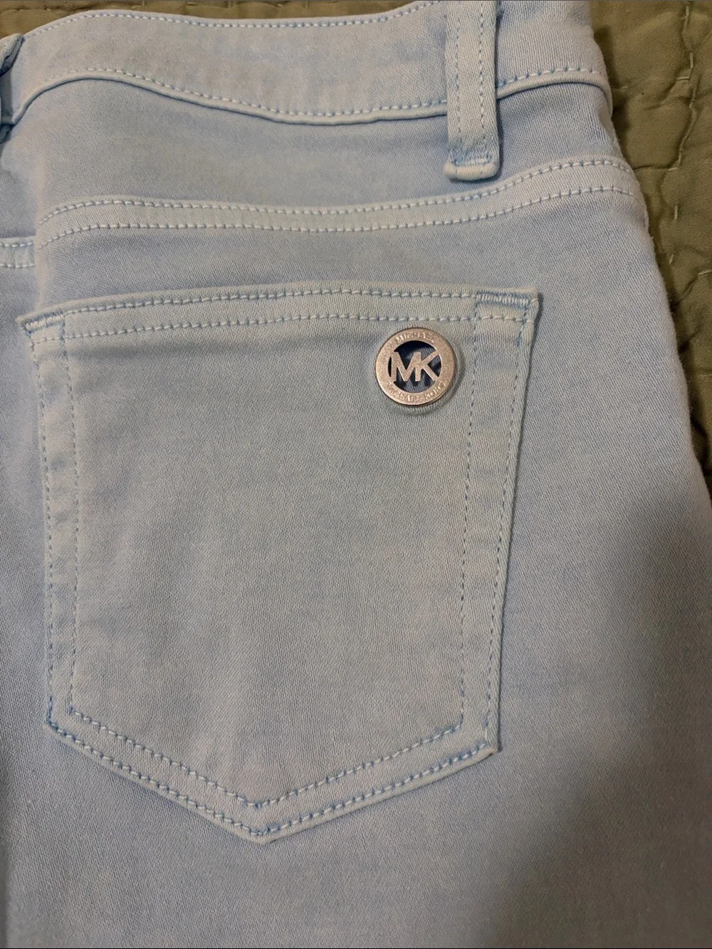 Michael Kors Pale Blue Skinny Jeans